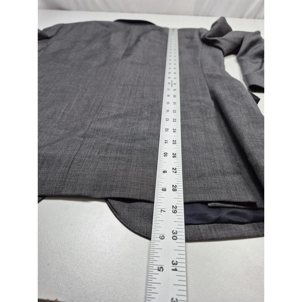 J.Crew Suit Jacket Mens 38R Gray Wool Ludlow Tollegno 1900 2 Button Slim Fit